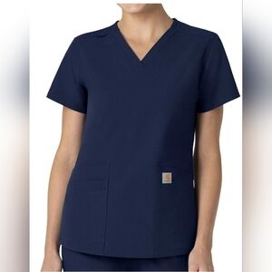 Carhartt Blue Fitted Short Sleeve Tee